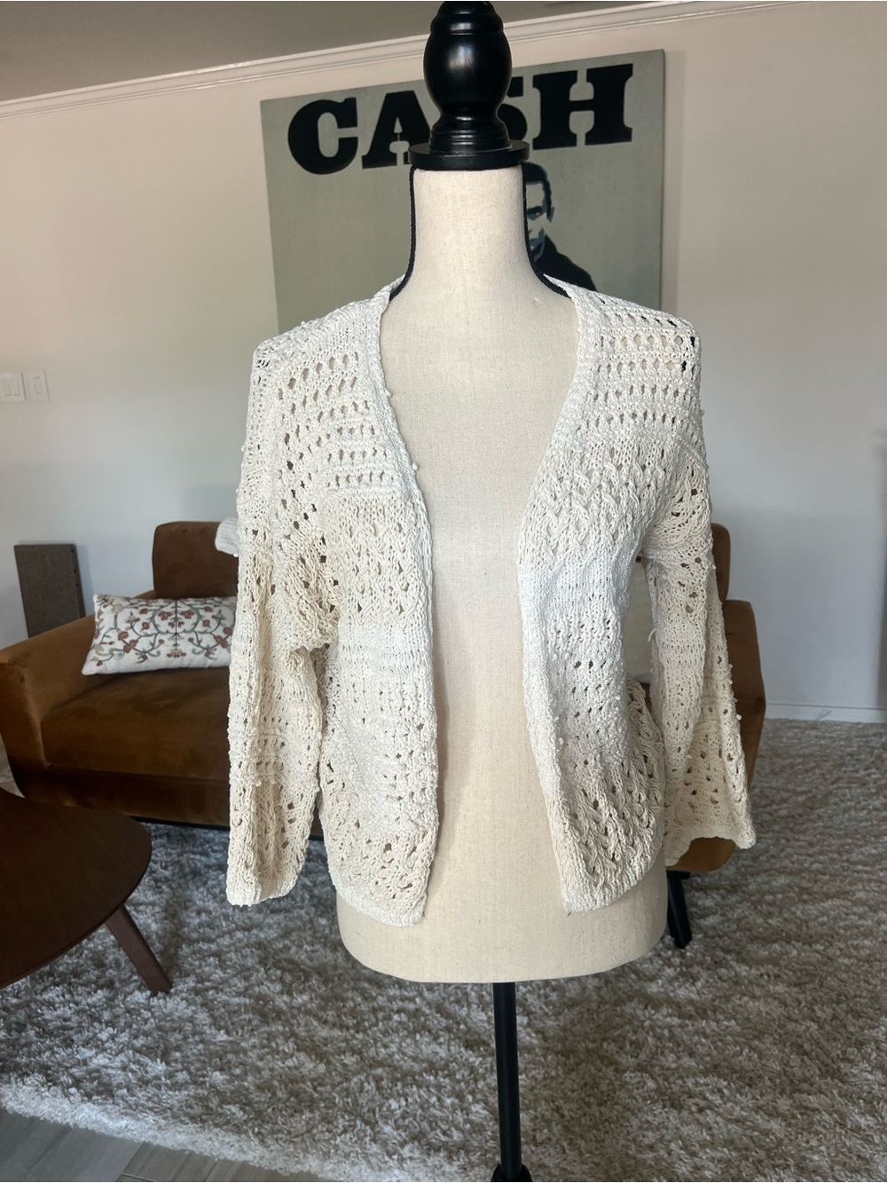 Zara Girls Crochet Cardigan